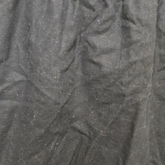 J.Crew Factory Black Linen Blend Scallop Hem Skirt Size 2 - Picture 7 of 8